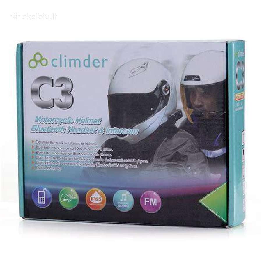 Šalmo racija Climder c3 - nuotraukos Nr. 2