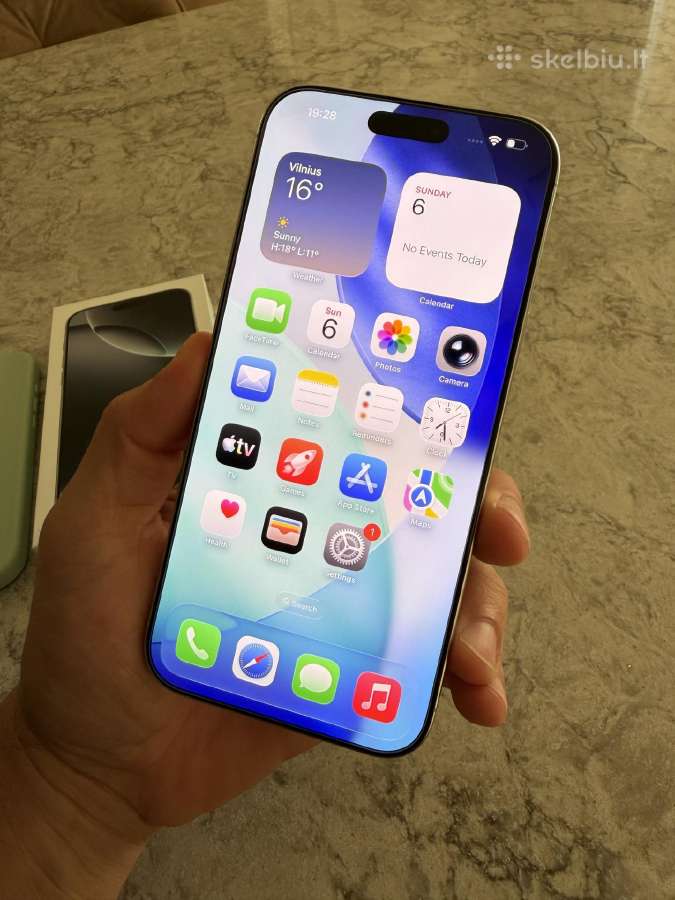iPhone 16 Pro Max, 256gb 88% - nuotraukos Nr. 2