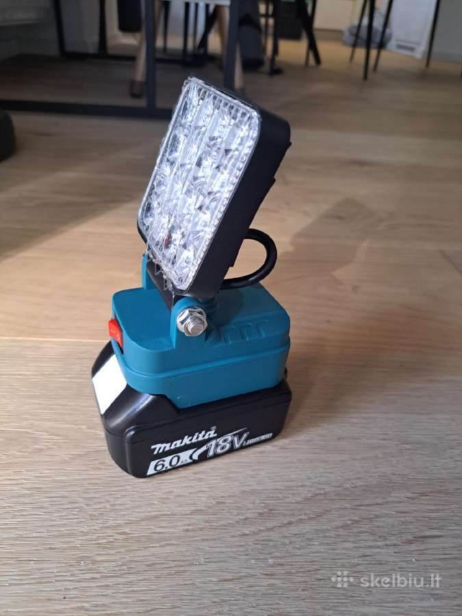 Nauja LED lempa Makita 18 V akumuliatoriui - nuotraukos Nr. 2