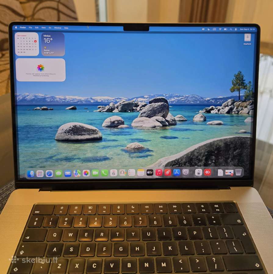 MacBook Pro 16'' (2021) M1 Pro 32gb/512gb - nuotraukos Nr. 2