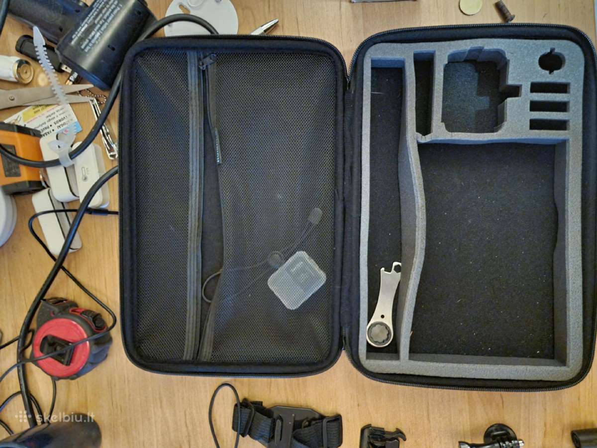 Gopro Hero 9 Black + 3 baterijos + daug priedų - nuotraukos Nr. 4
