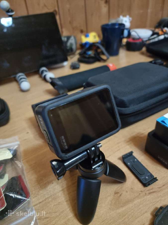 Gopro Hero 9 Black + 3 baterijos + daug priedų - nuotraukos Nr. 6