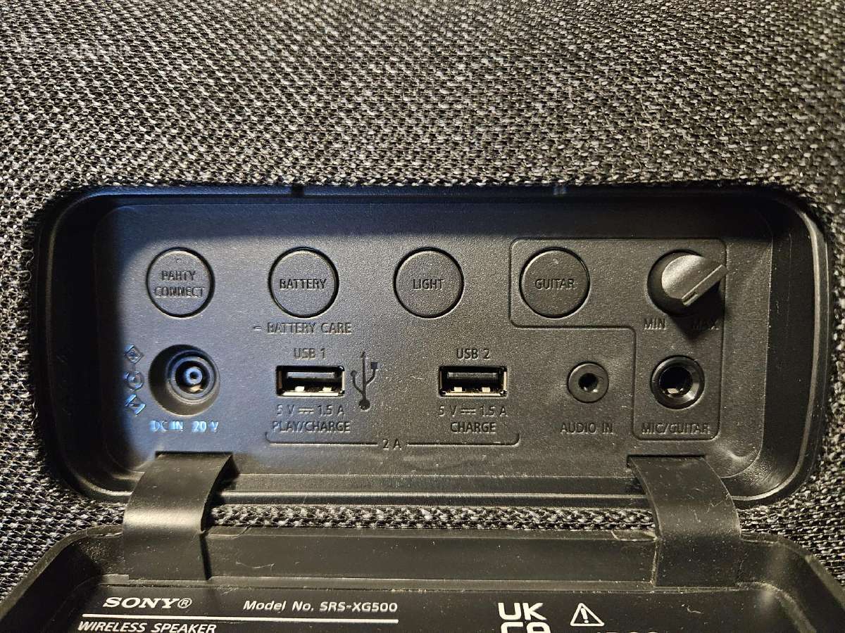 Parduodama garso kolonėlė Sony Srs-xg500 - nuotraukos Nr. 7