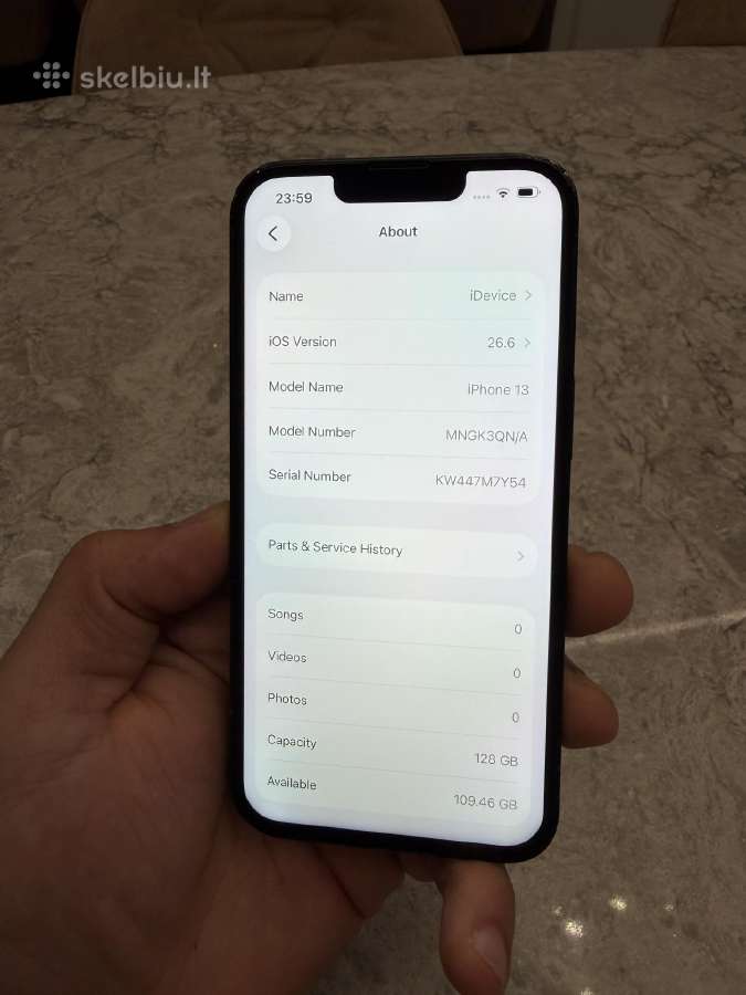 iPhone 13, 128gb - nuotraukos Nr. 4