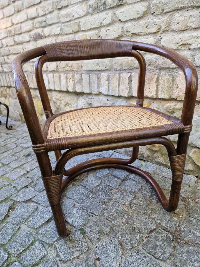 Vintažinės mid century ratango kėdės - nuotraukos Nr. 23