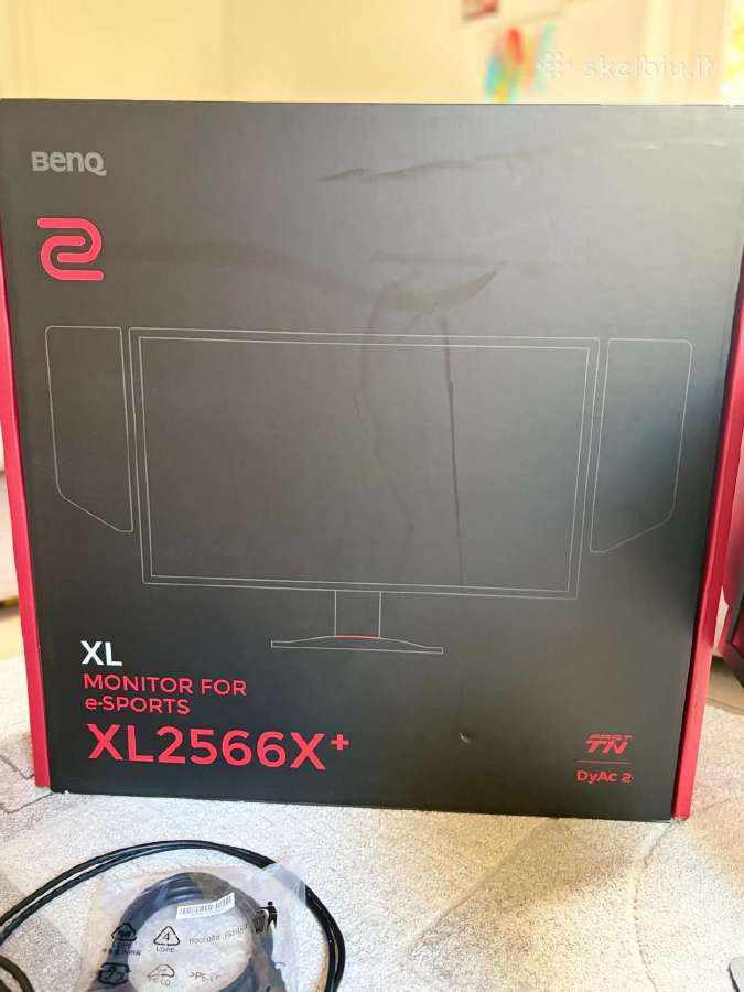Benq xl2566x+ - nuotraukos Nr. 5