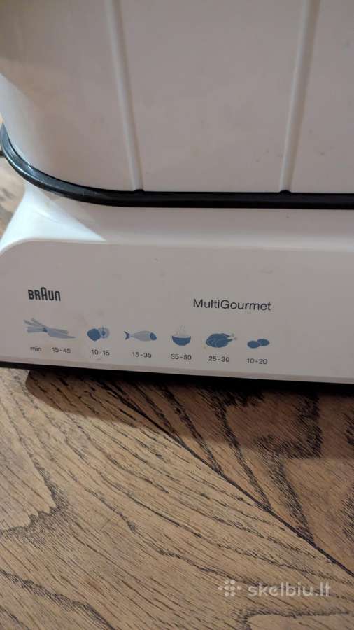 Mažai naudotas garpuodis Braun Multigourmet FS 20k - nuotraukos Nr. 2