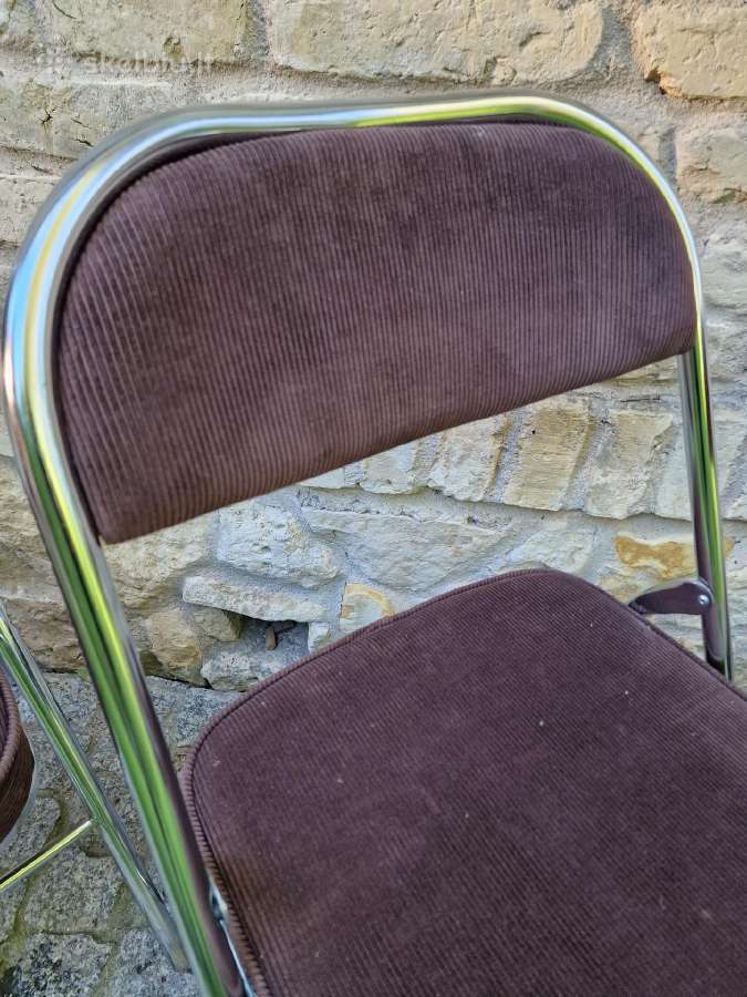 Vintažinės mid century Bauhaus st.sudedamos kėdės - nuotraukos Nr. 5