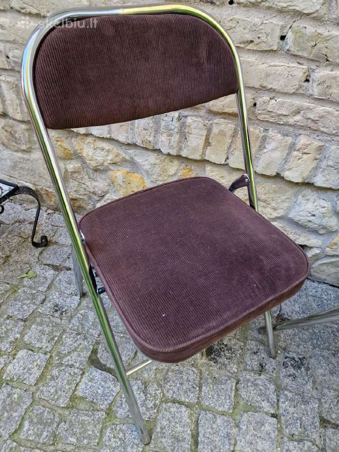 Vintažinės mid century Bauhaus st.sudedamos kėdės - nuotraukos Nr. 6