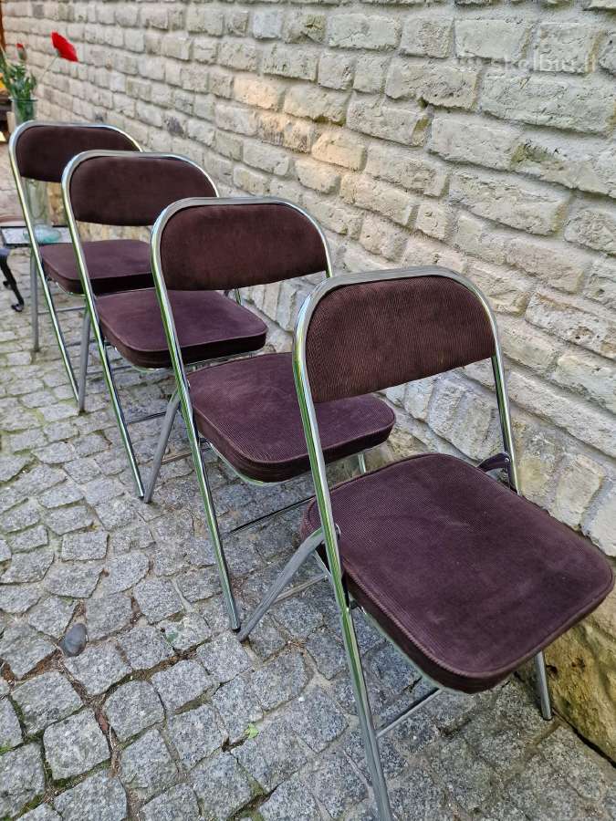 Vintažinės mid century Bauhaus st.sudedamos kėdės - nuotraukos Nr. 10