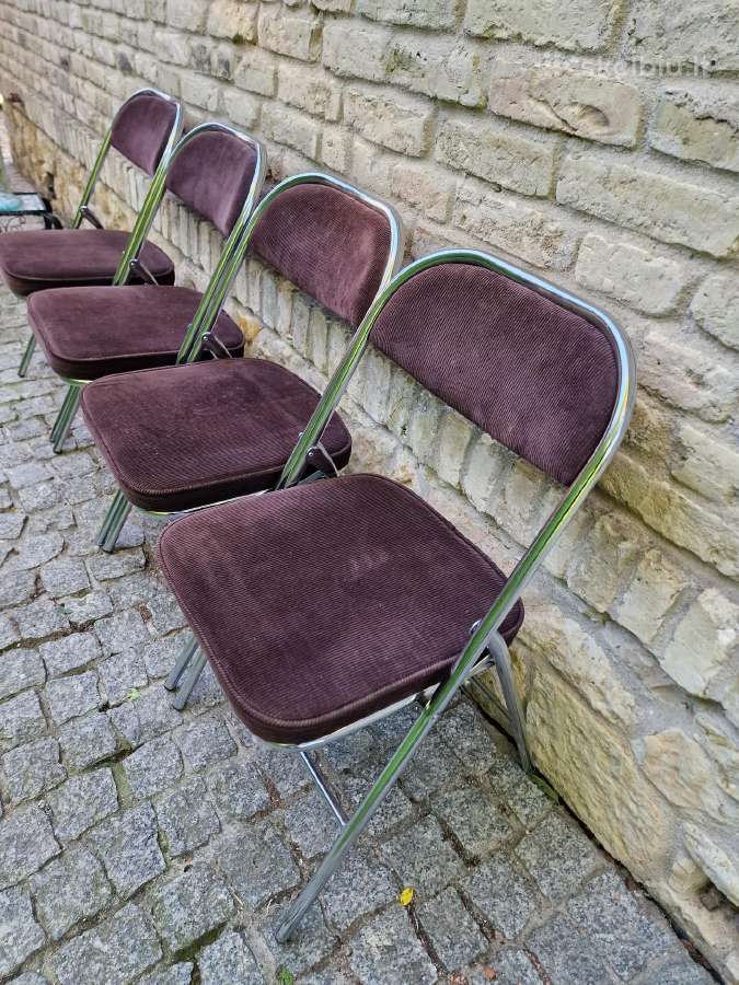 Vintažinės mid century Bauhaus st.sudedamos kėdės - nuotraukos Nr. 18