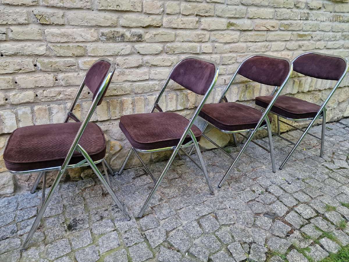 Vintažinės mid century Bauhaus st.sudedamos kėdės - nuotraukos Nr. 22