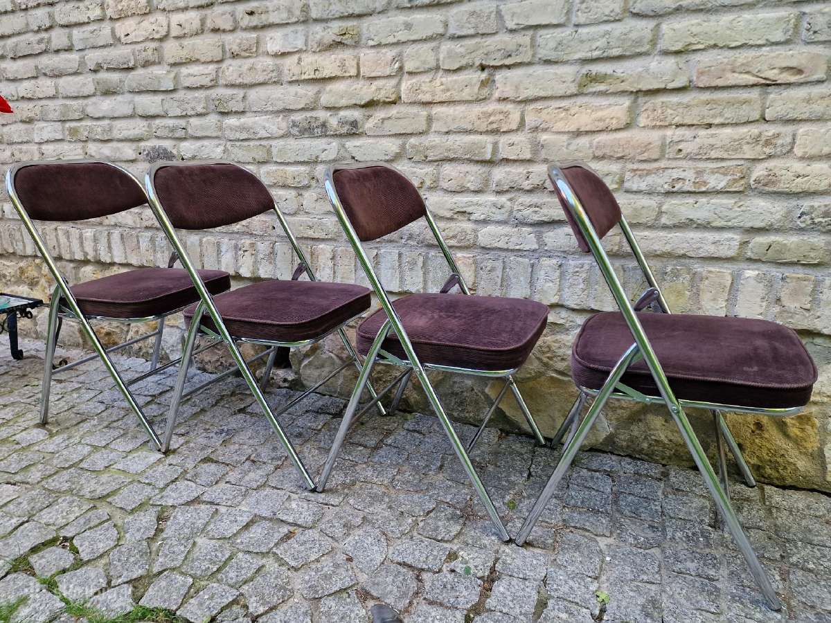 Vintažinės mid century Bauhaus st.sudedamos kėdės - nuotraukos Nr. 23