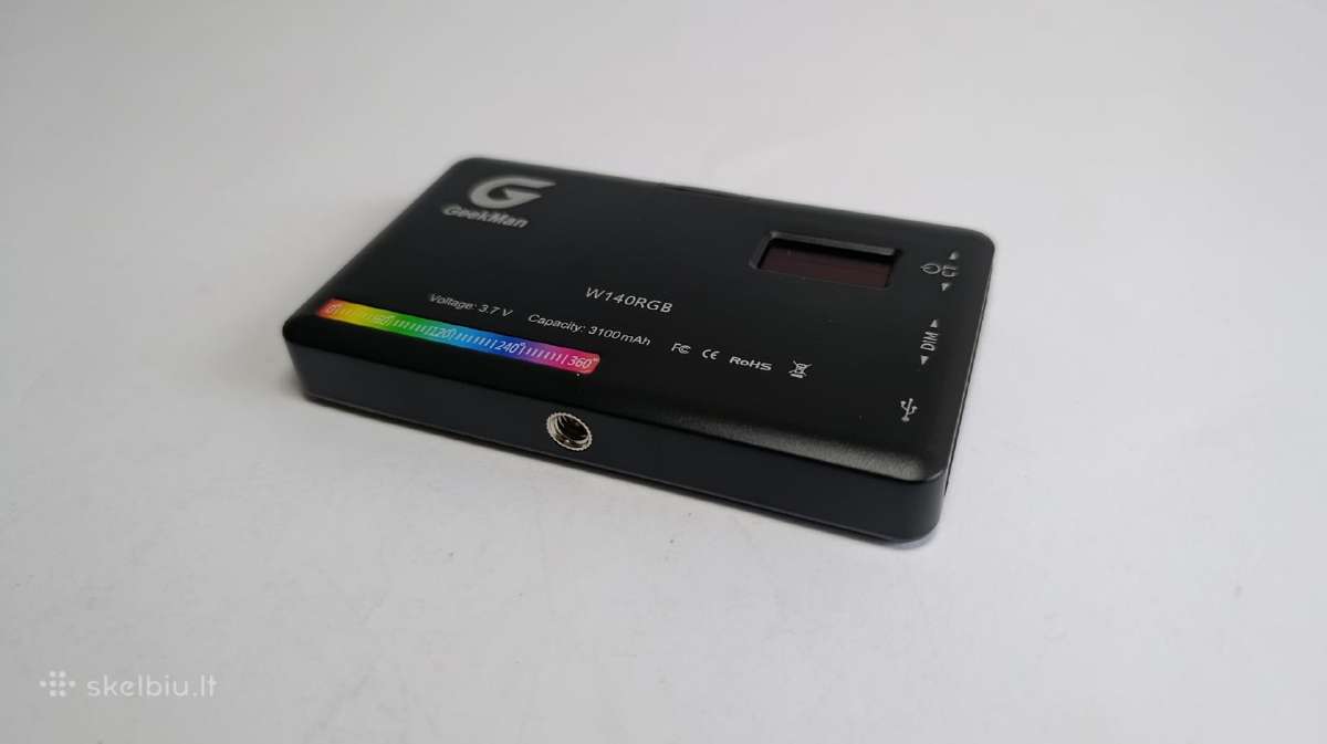 LED sviestuvas Geekman W140rgb - nuotraukos Nr. 2