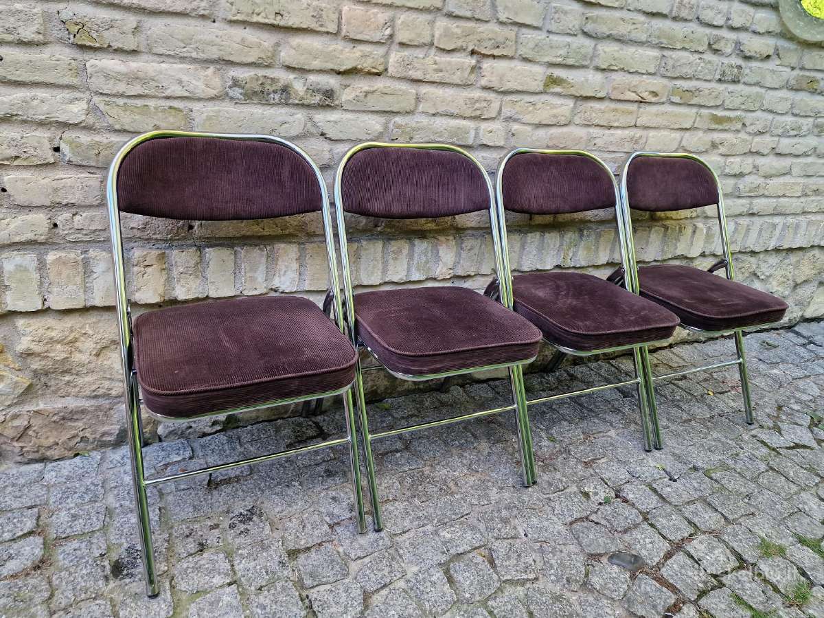 Vintažinės mid century Bauhaus st.sudedamos kėdės - nuotraukos Nr. 34