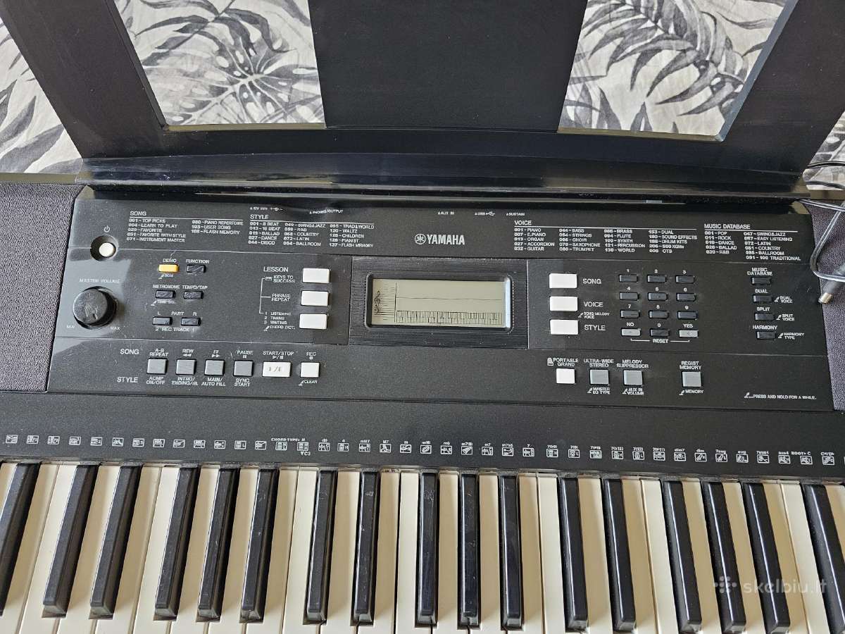 Yamaha psr-e343 - nuotraukos Nr. 3