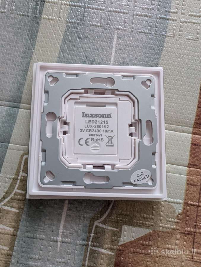 Belaidis LED jungiklis Luxsonn Lux-2801k2 Easy-rf - nuotraukos Nr. 2