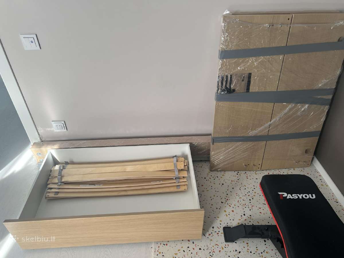 Ikea Malm + grotelės + 2 stalčiai - nuotraukos Nr. 4
