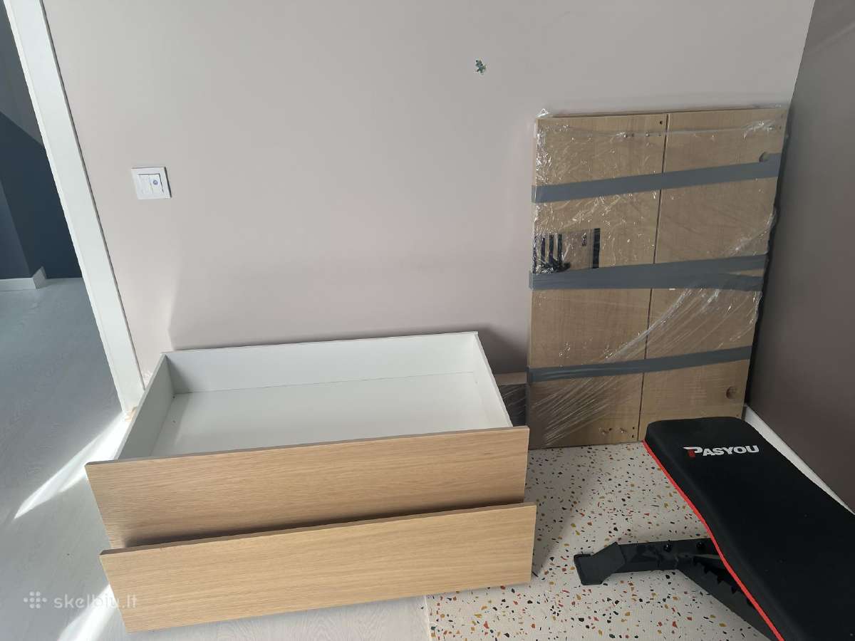 Ikea Malm + grotelės + 2 stalčiai - nuotraukos Nr. 5