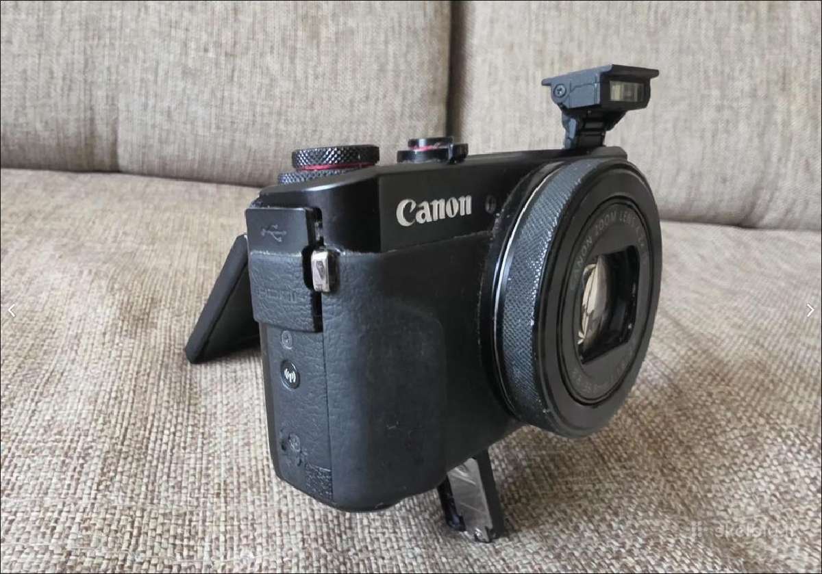 Canon Powershot G7 X fotoaparatas su priedais - nuotraukos Nr. 2