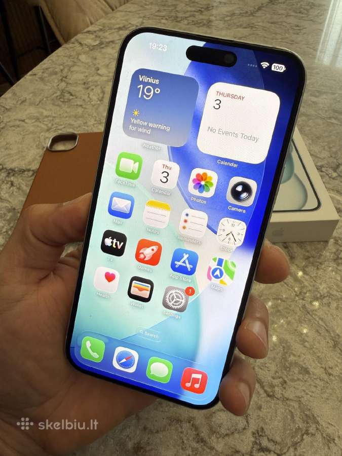 iPhone 15 plus, 128gb 100% - nuotraukos Nr. 2