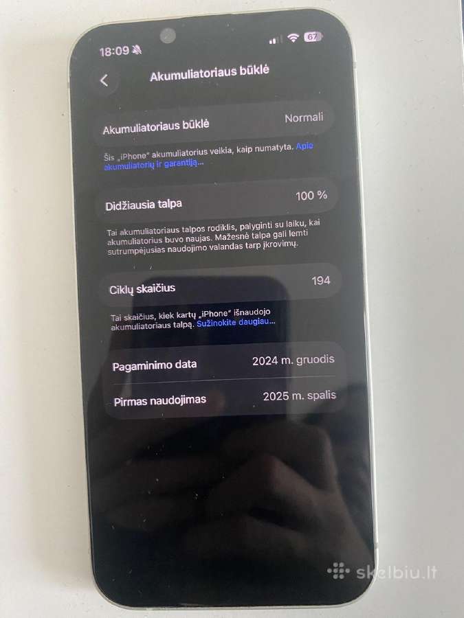 iPhone 16e - nuotraukos Nr. 3