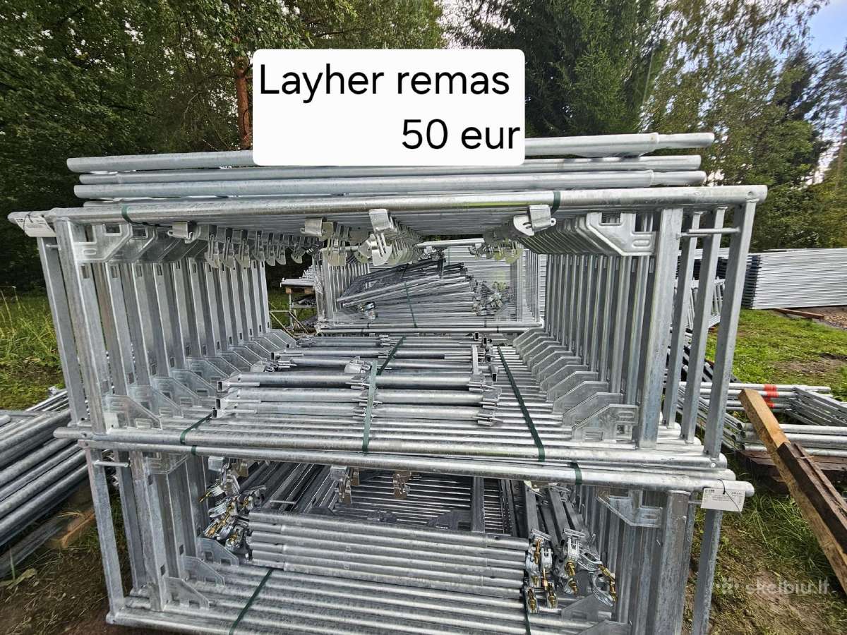Parduod naujas Layher pastolių dalis +37122559926 - nuotraukos Nr. 4