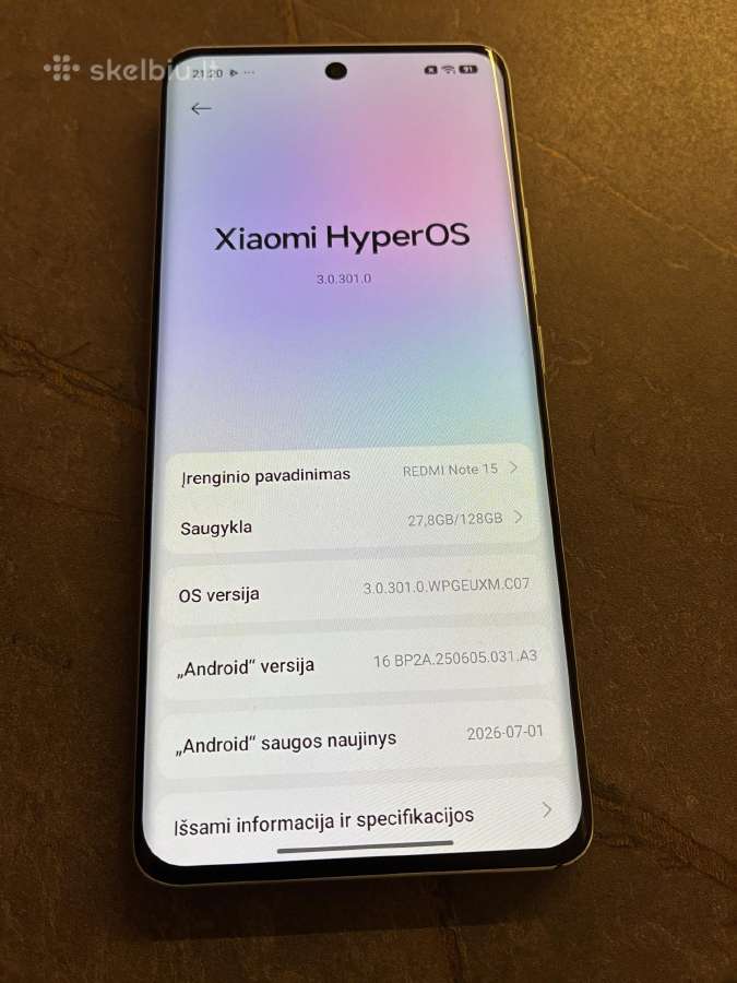 Xiaomi Redmi Note 15 - nuotraukos Nr. 4
