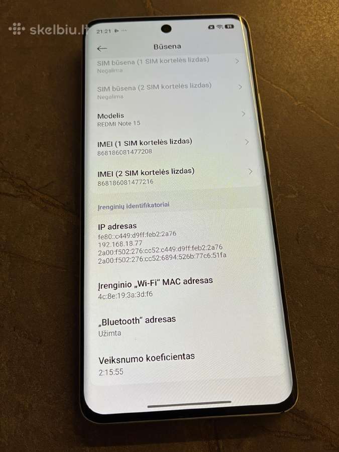 Xiaomi Redmi Note 15 - nuotraukos Nr. 7