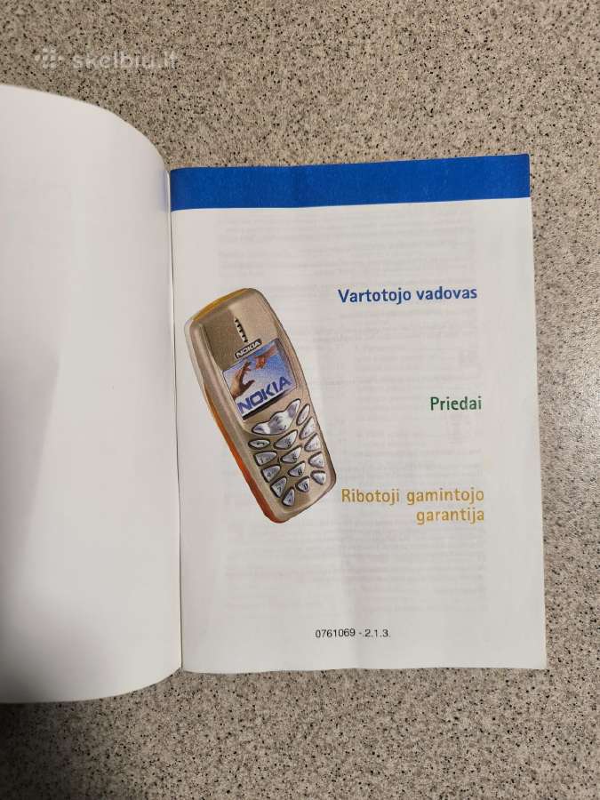 Nokia 3510i vartotojo vadovas - nuotraukos Nr. 2