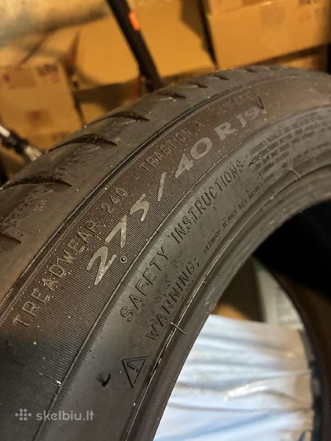 Vasarinės padangos Michelin R19 275/40 - nuotraukos Nr. 4