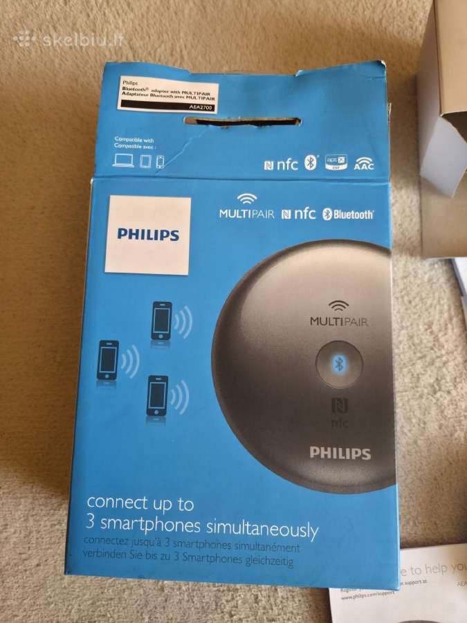 Philips Aea2700 Bluetooth garso imtuvas - nuotraukos Nr. 3