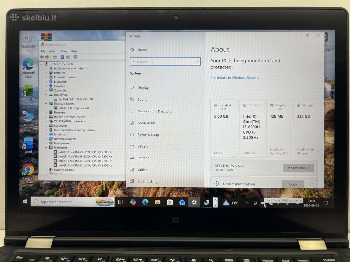 Lenovo thinkpad yoga 460 - nuotraukos Nr. 3