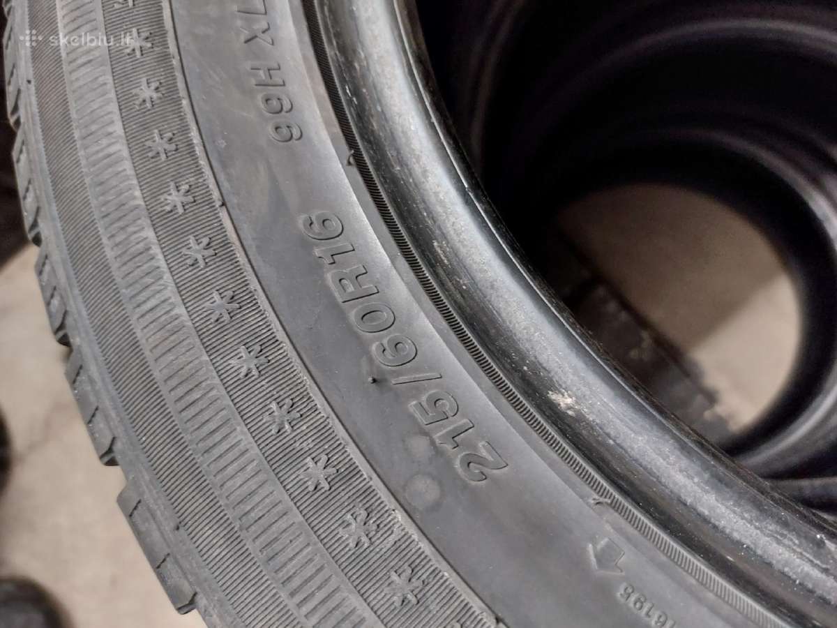 Padangos ziemines 215 60 r16 - nuotraukos Nr. 4