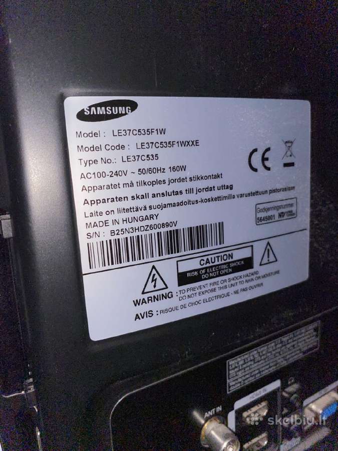 Televizorius Samsung - nuotraukos Nr. 4