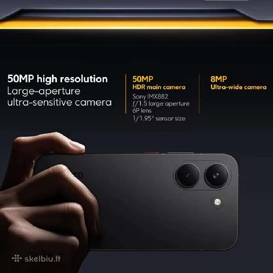 Xiaomi Poco X8 Pro 5G 12 GB RAM 512 GB Rom - nuotraukos Nr. 13
