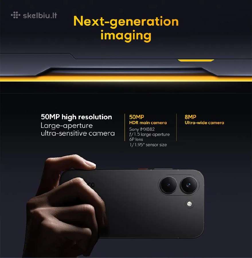 Xiaomi Poco X8 Pro 5G 12 GB RAM 512 GB Rom - nuotraukos Nr. 19