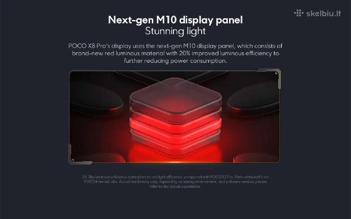 Xiaomi Poco X8 Pro 5G 12 GB RAM 512 GB Rom - nuotraukos Nr. 25