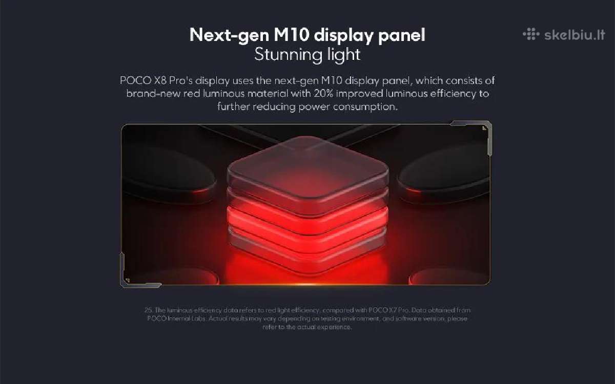 Xiaomi Poco X8 Pro 5G 8/12 GB RAM 512 GB Rom - nuotraukos Nr. 24