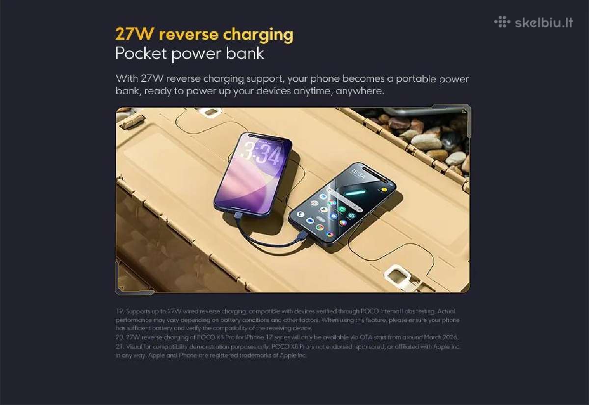 Xiaomi Poco X8 Pro 5G 12 GB RAM 512 GB Rom - nuotraukos Nr. 30