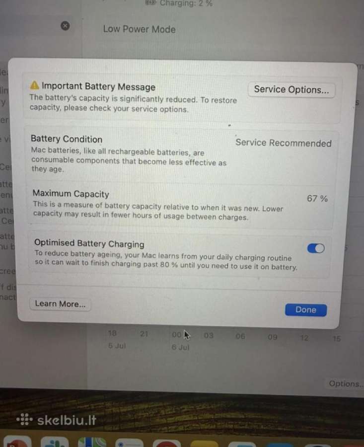 MacBook pro 13, M1, 8gb, 2020 m. - nuotraukos Nr. 4