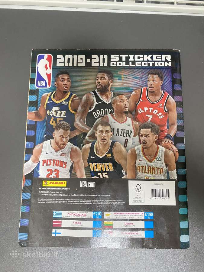 Nba Panini 2019–20 pilnai surinktas albumas - nuotraukos Nr. 2