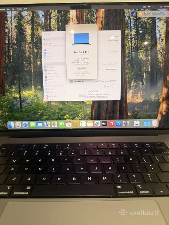 MacBook Pro 16 m2 Max - nuotraukos Nr. 4