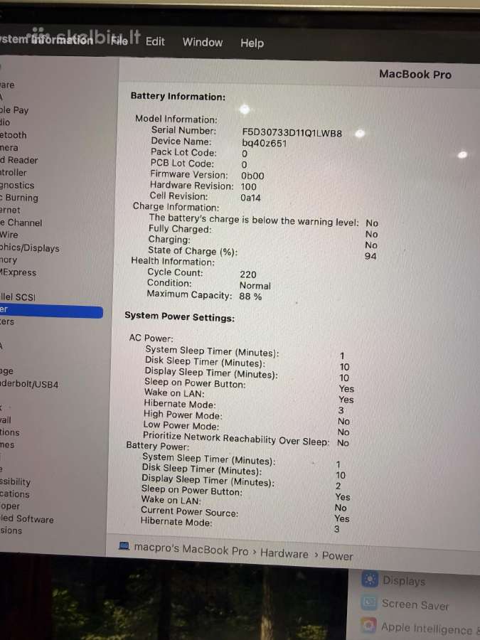 MacBook Pro 16 m2 Max - nuotraukos Nr. 5
