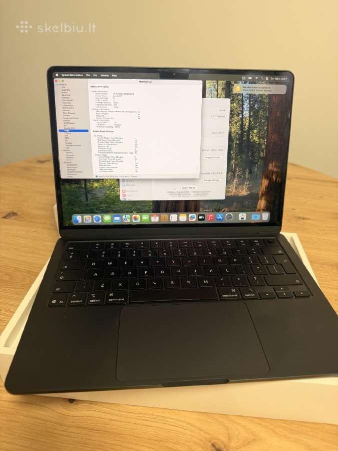 MacBook Air 13 m4 beveik naujas - nuotraukos Nr. 2