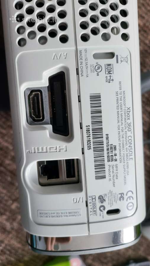 Xbox 360 Phat Jasper - nuotraukos Nr. 5
