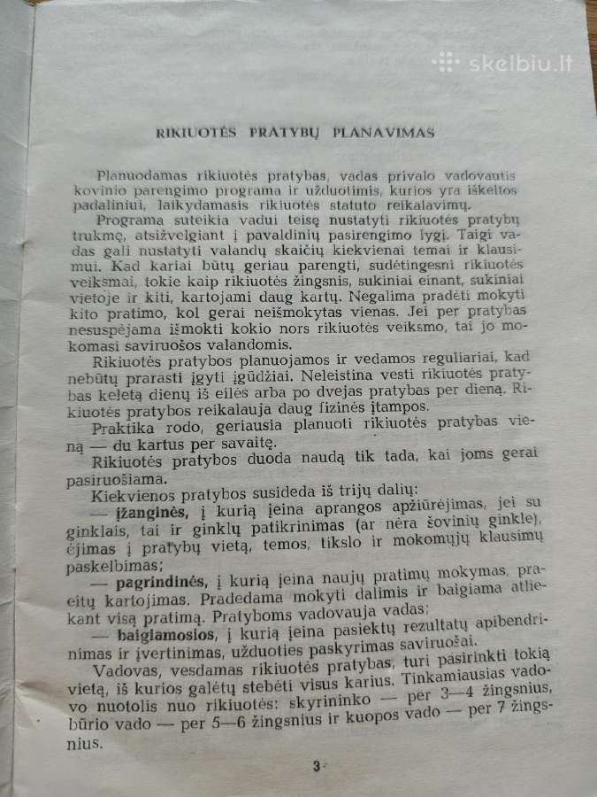 Rekomendacijos rokiruotės pratyboms. 1996 - nuotraukos Nr. 4