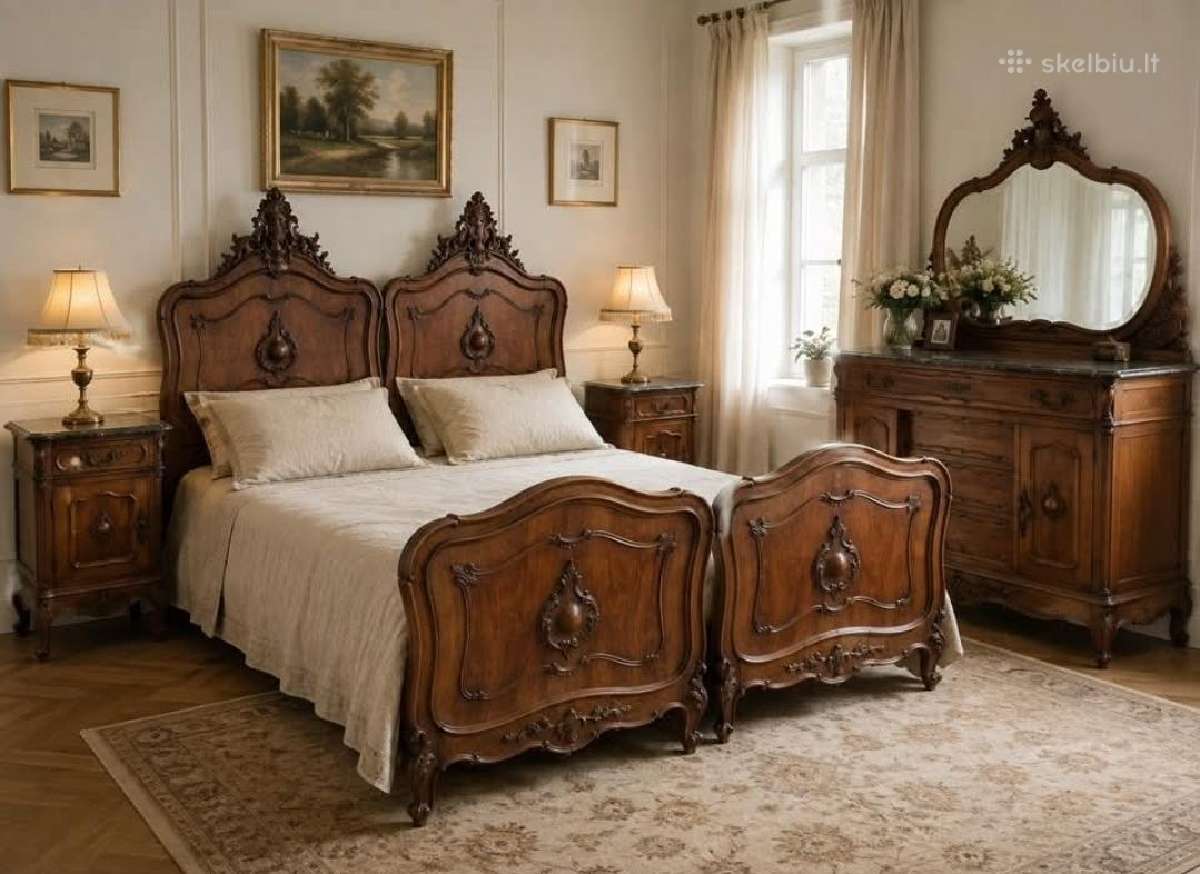 Louis XV baldu komplektas - nuotraukos Nr. 2