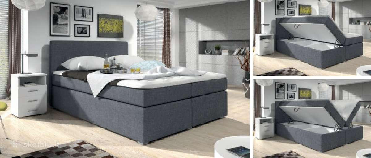 Ivairios Boxspring tipo lovos - nuotraukos Nr. 6
