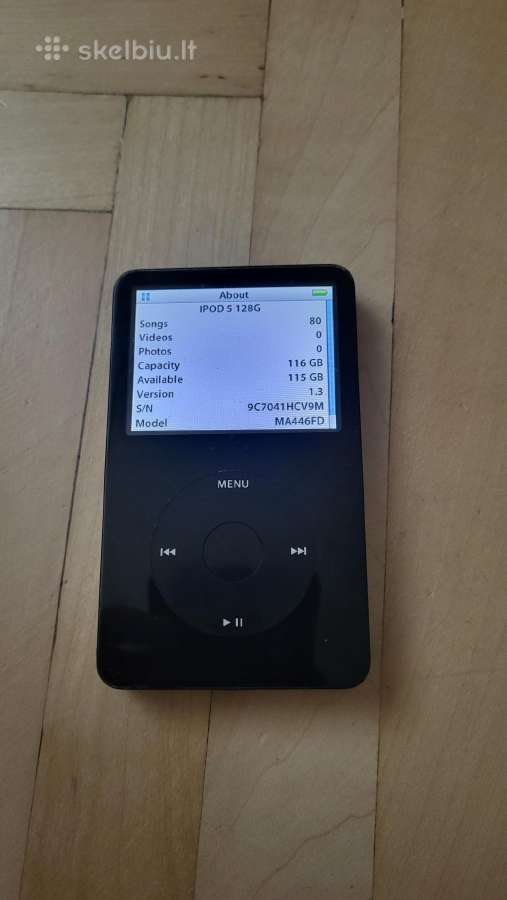 Apple iPod classic 5.5 128gb/2000mah grotuvas - nuotraukos Nr. 5